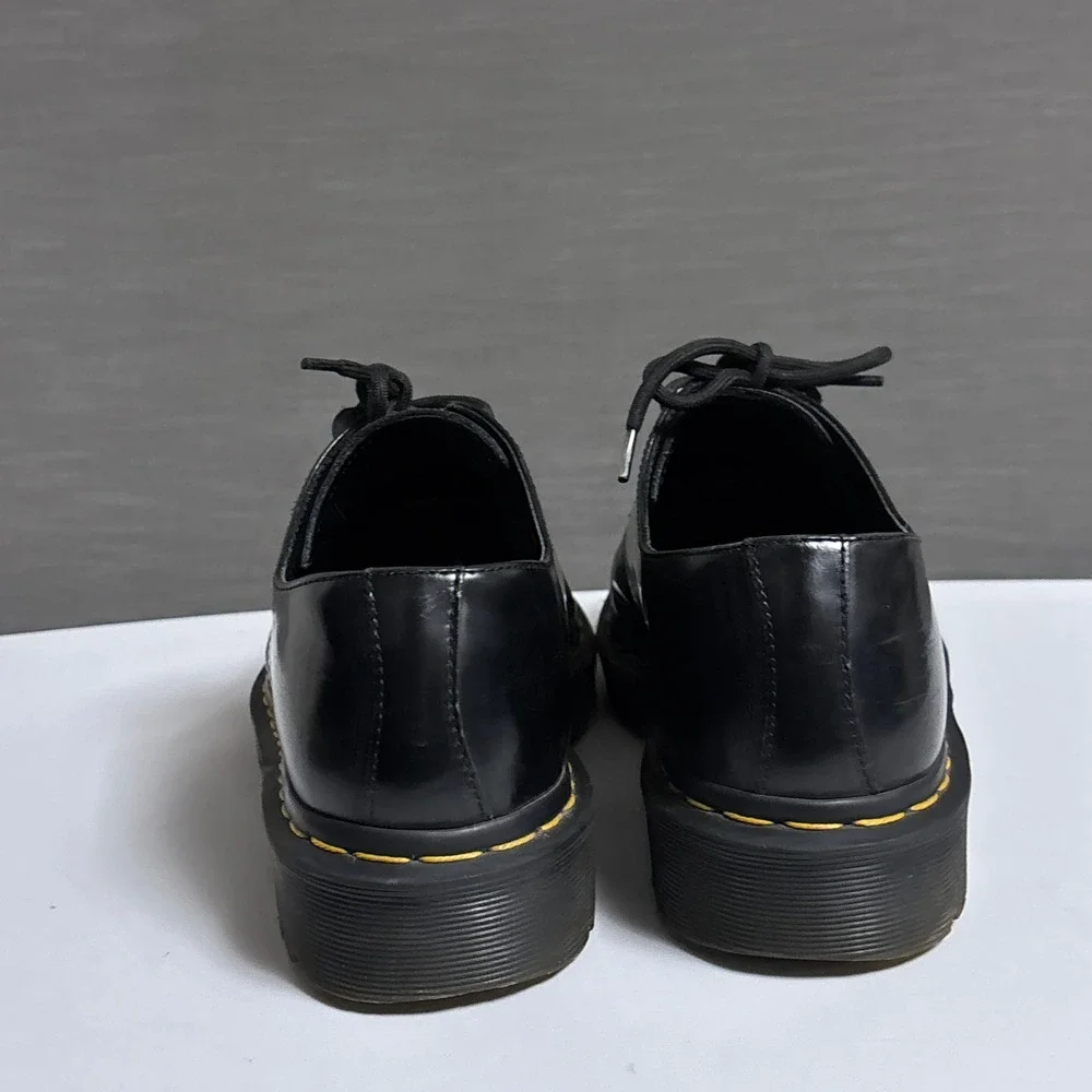 Dr Martens Shoes 9 Womens 8 Mens Black Leather 8053 Platform Lug Sole Oxfords